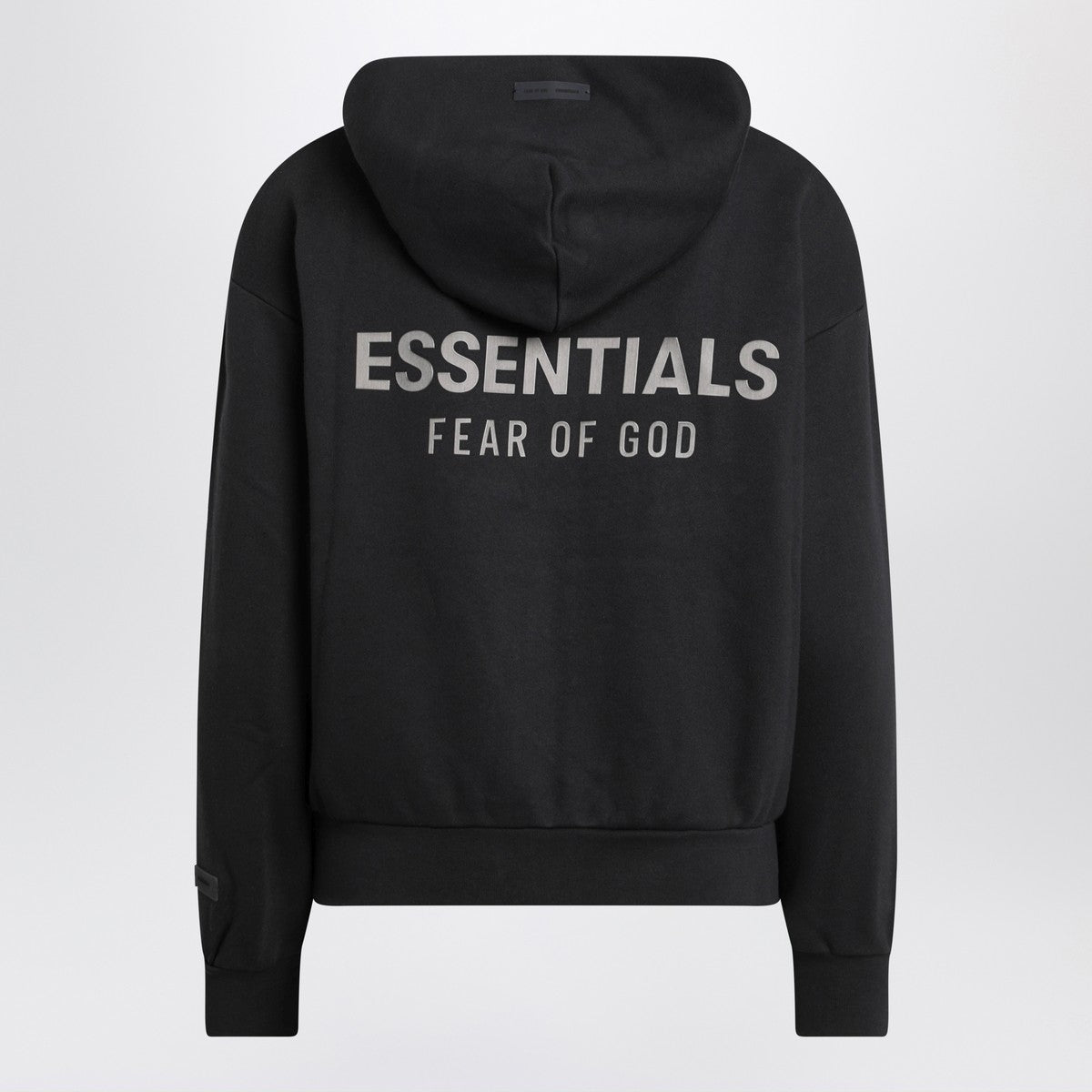 Fear of God Essentials Black cotton fleece hoodie Fear of God Essentials 