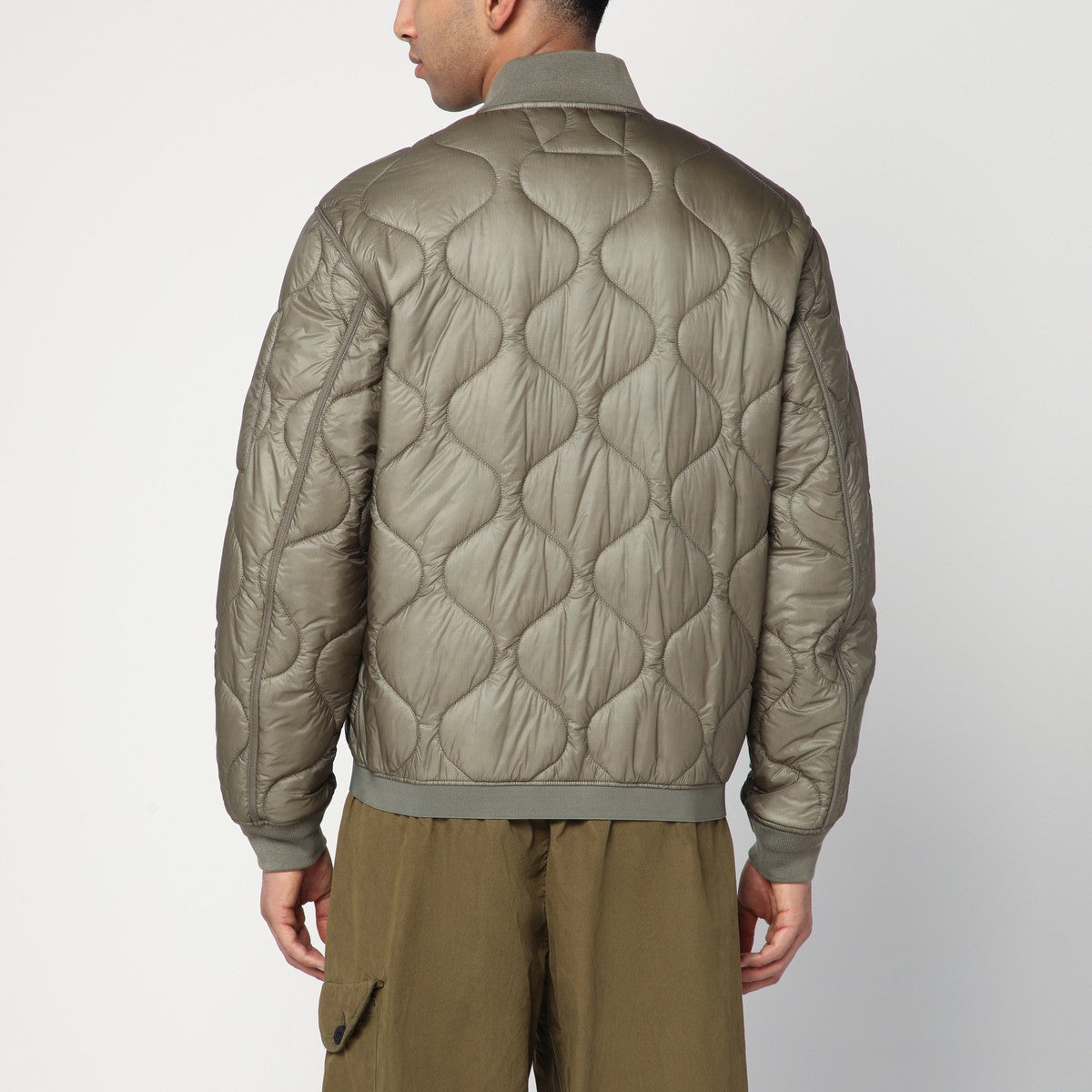 C.P. Company Rock grey zip-up bomber jacket C.P. Company 