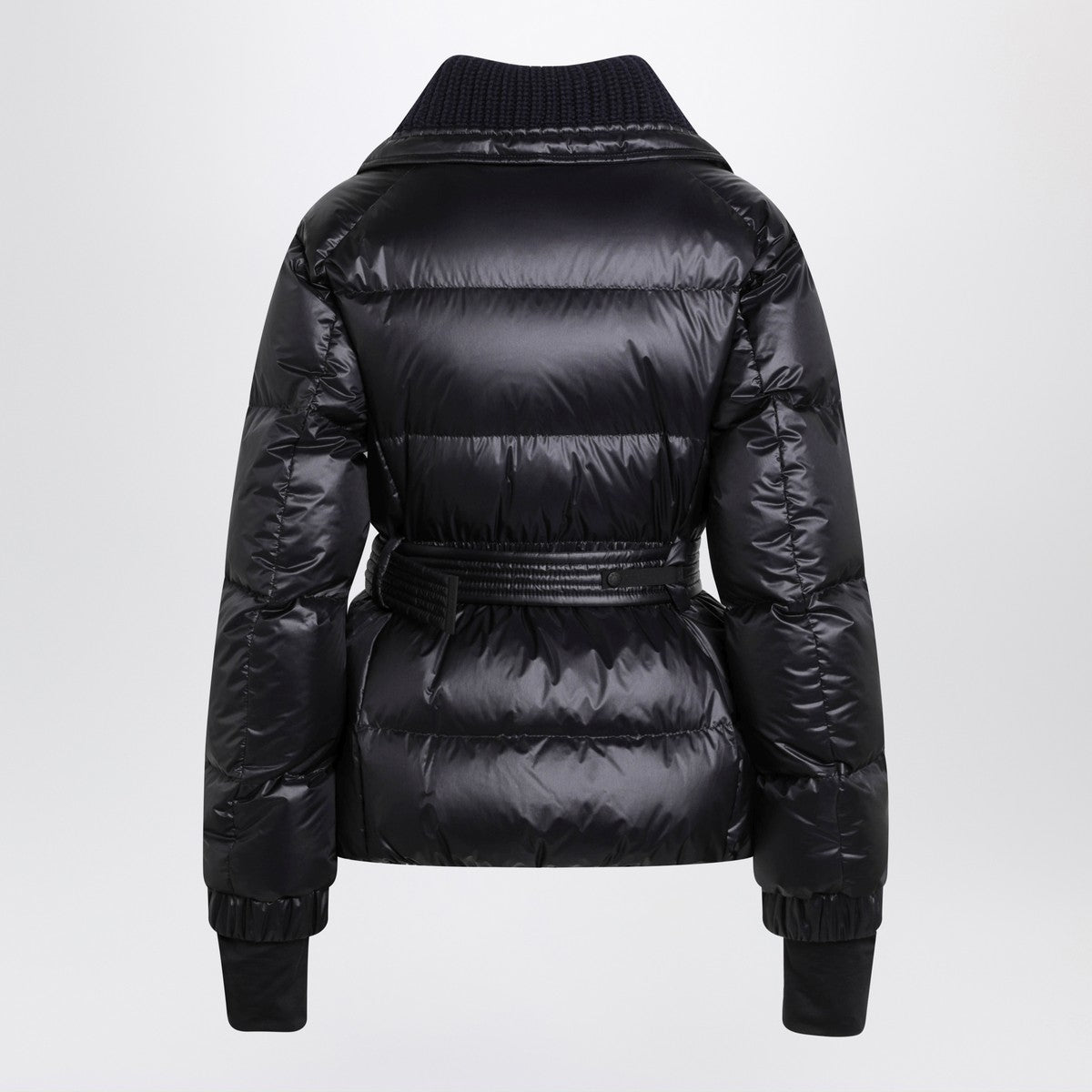 Moncler Grenoble Navy blue Bataillouse ski jacket with belt Moncler Grenoble 