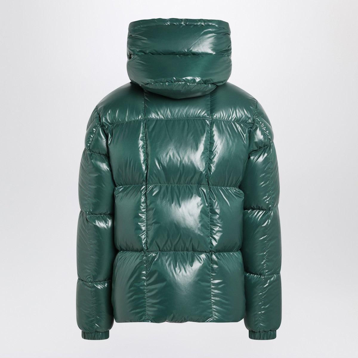 Moncler Green nylon laqué down jacket Moncler 