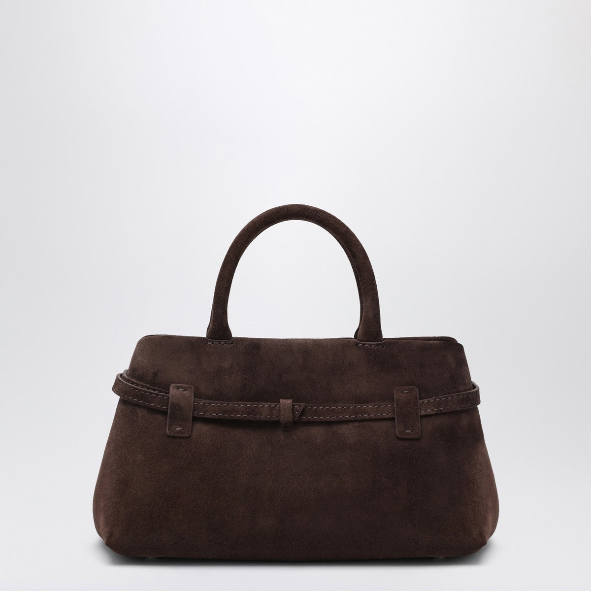 Manu Atelier Le Cambon 25 brown suede bag Manu Atelier 