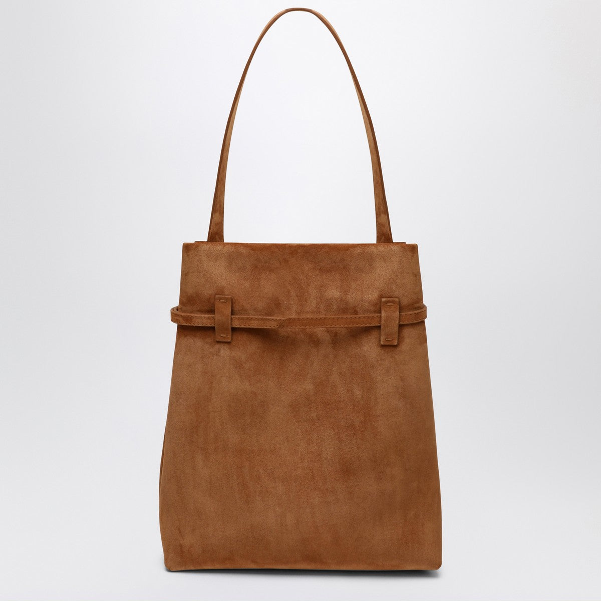 Manu Atelier Tote Du Jour Camel suede tote bag Manu Atelier 