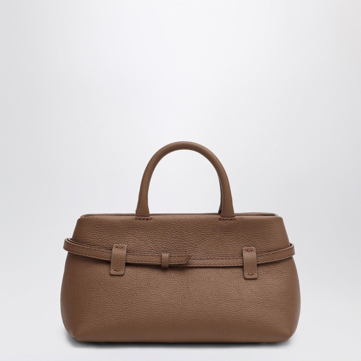 Manu Atelier Le Cambon 25 Mocha Mousse bag in suede Manu Atelier 