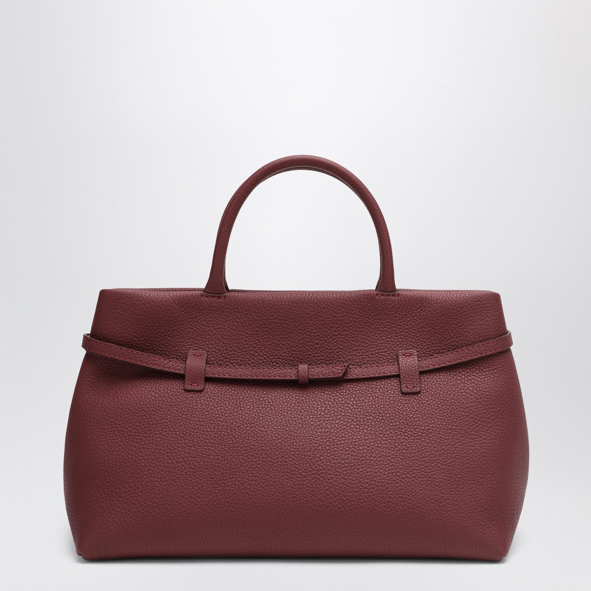 Manu Atelier Le Cambon 35 burgundy bag in suede Manu Atelier 