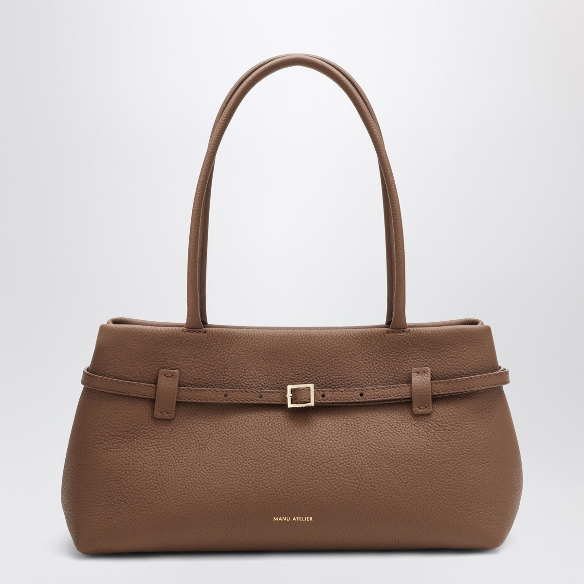Manu Atelier Le Cambon East West Mocha Mousse suede bag Manu Atelier 