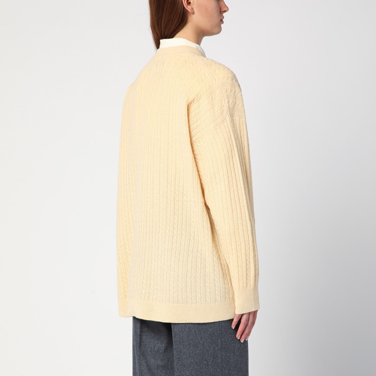 the garment Light yellow Como over pullover the garment 