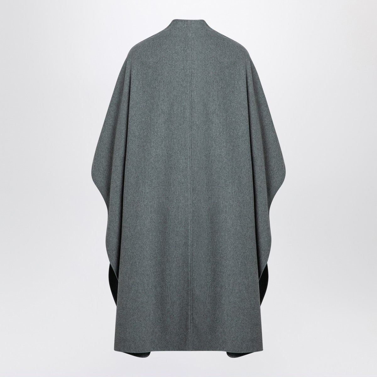 the garment Grey wool-blend cape the garment 