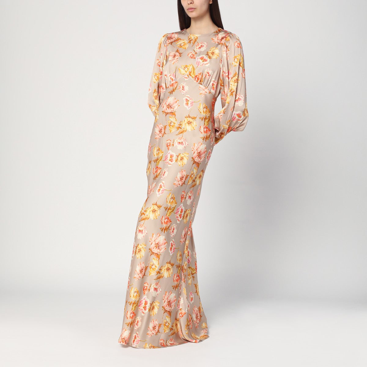 Malina Alize long dress with floral print Malina 