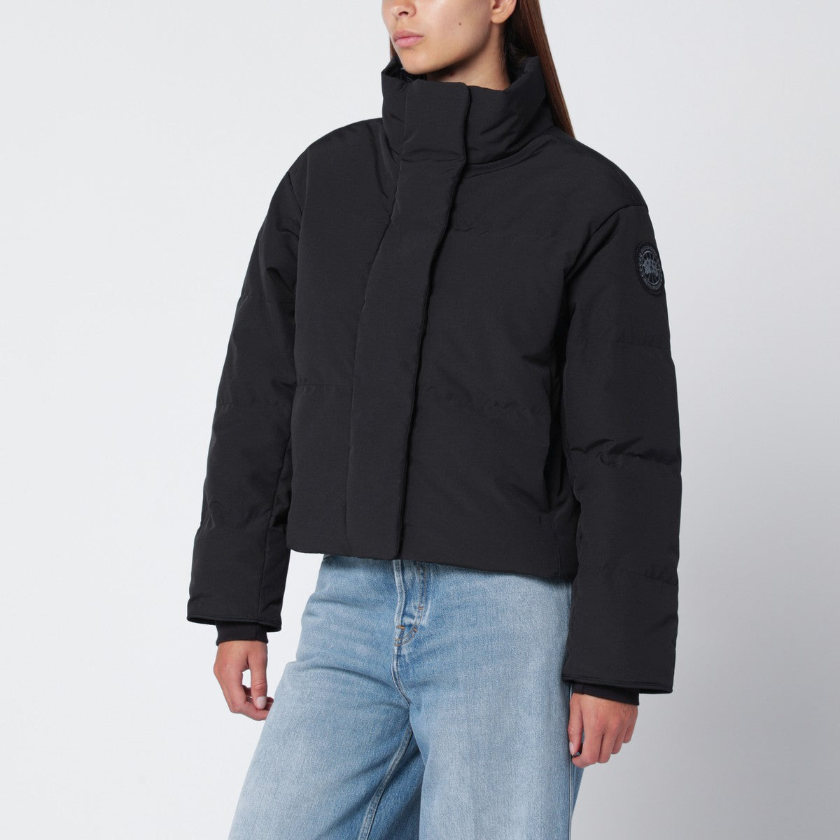 Canada Goose Black cropped jacket Grandview Black Label Canada Goose 