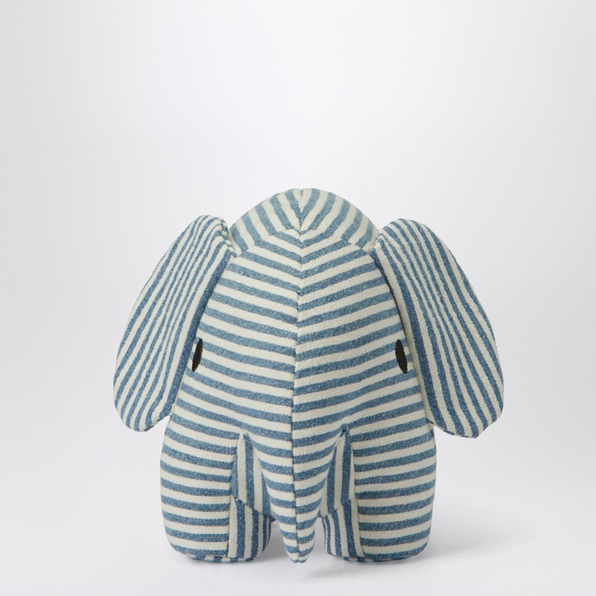 Bon Ton Toys Striped denim elephant plush 23 CM Bon Ton Toys 