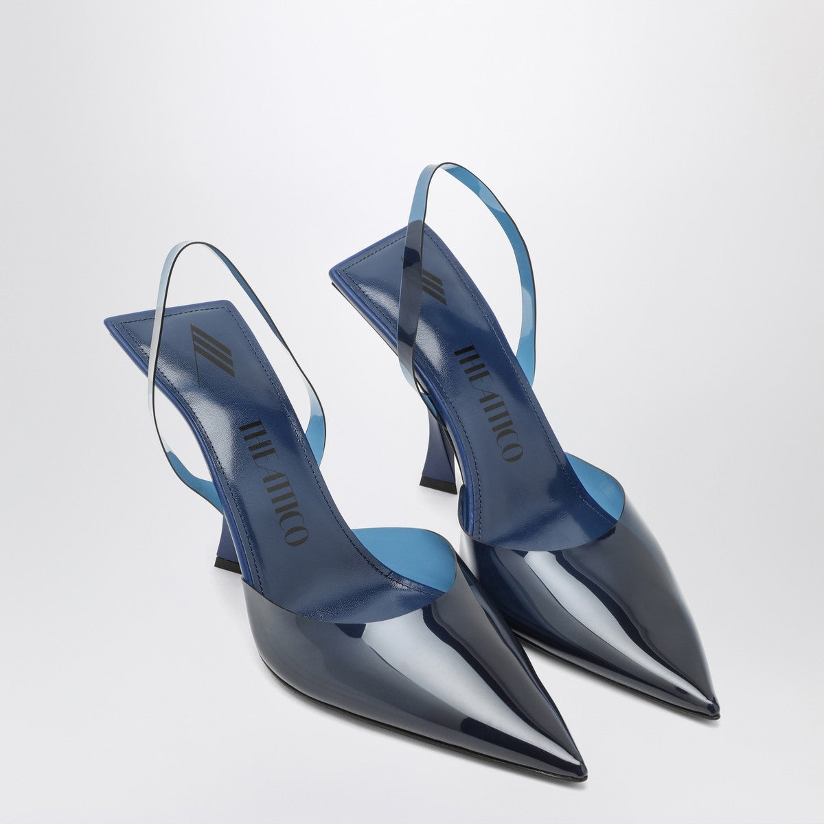 The Attico Electric blue PVC slingback The Attico 