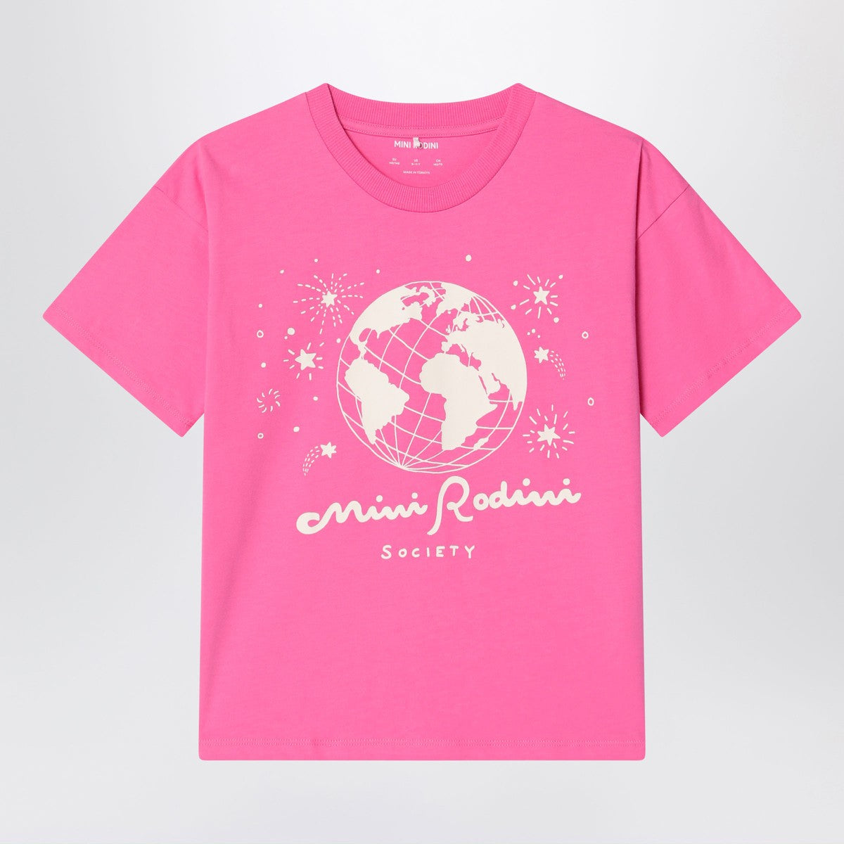 Mini Rodini Pink T-shirt in organic cotton Mini Rodini 