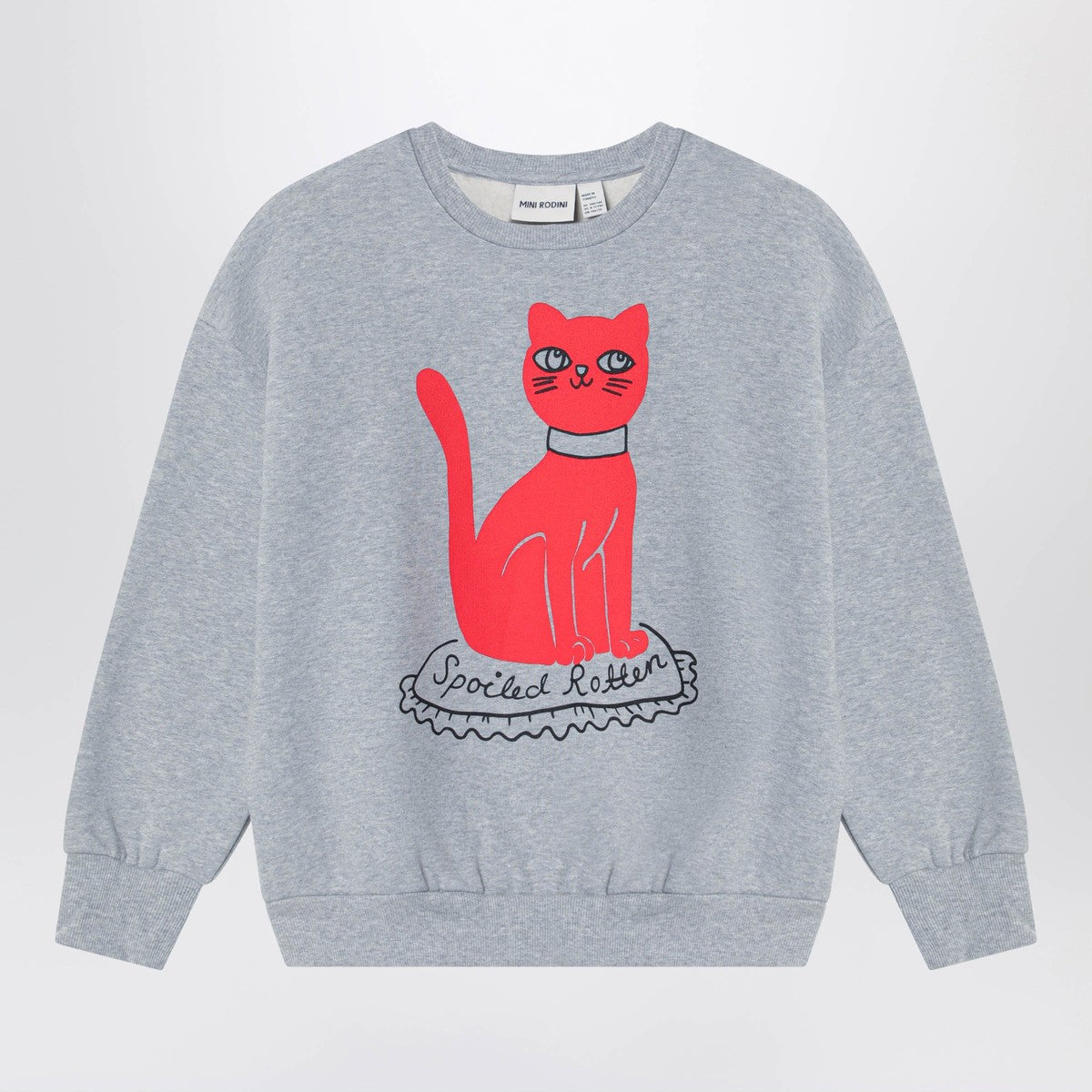 Mini Rodini Grey T-shirt in organic cotton Mini Rodini 