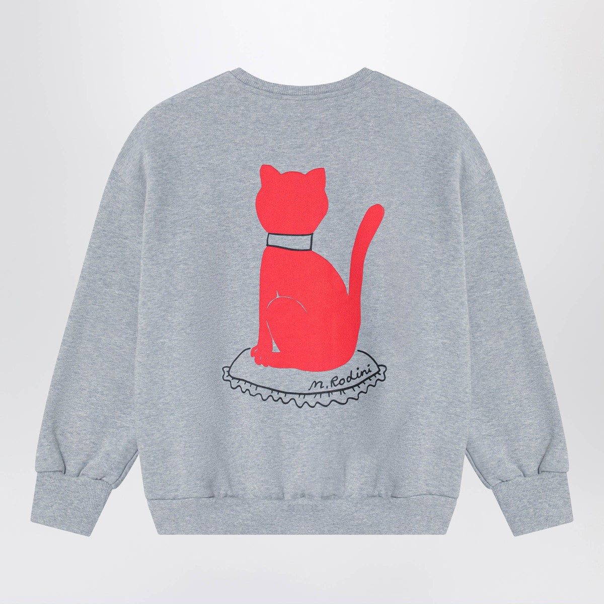 Mini Rodini Grey T-shirt in organic cotton Mini Rodini 