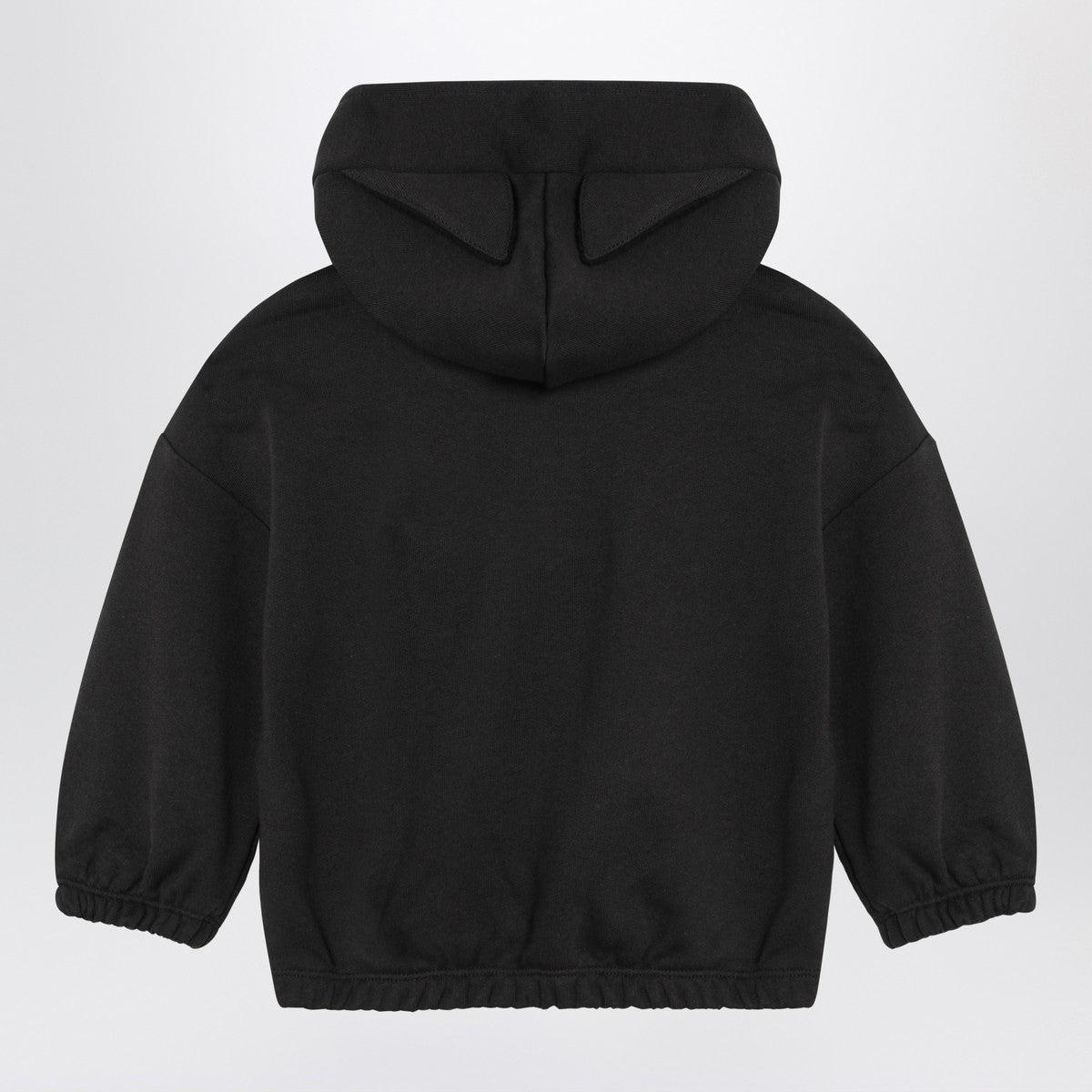 Mini Rodini Black hoodie with Cat Ears Mini Rodini 