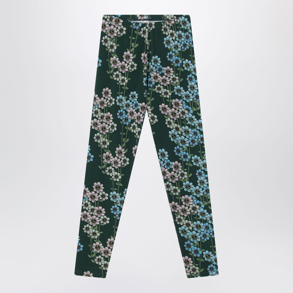 Mini Rodini Green organic cotton leggings Mini Rodini 