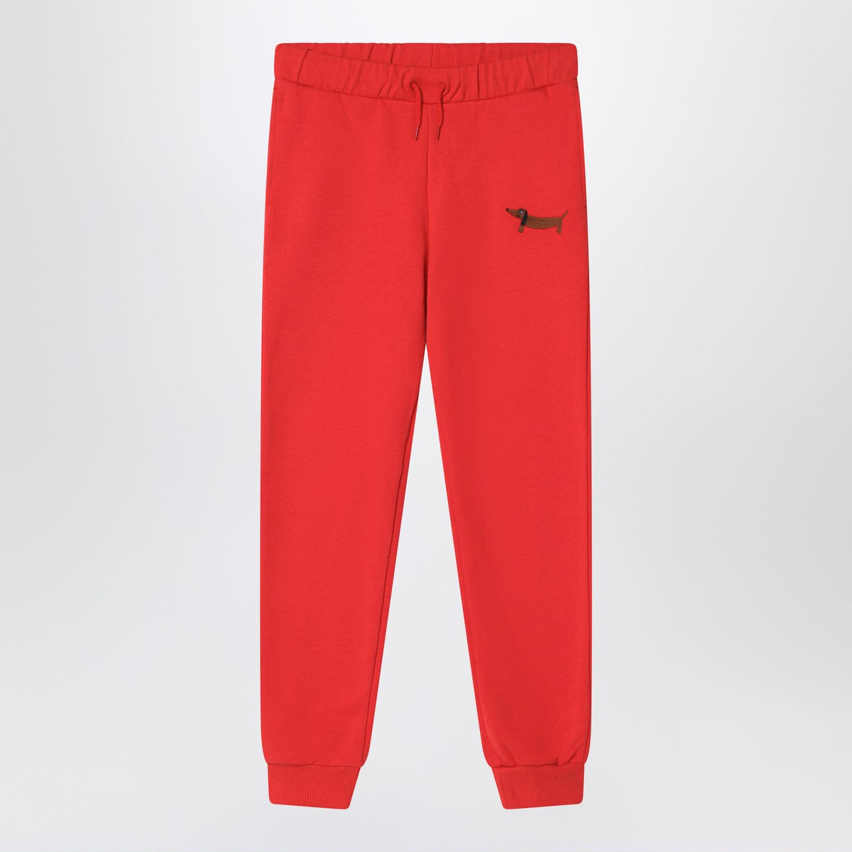 Mini Rodini Red organic cotton jogging trousers Mini Rodini 