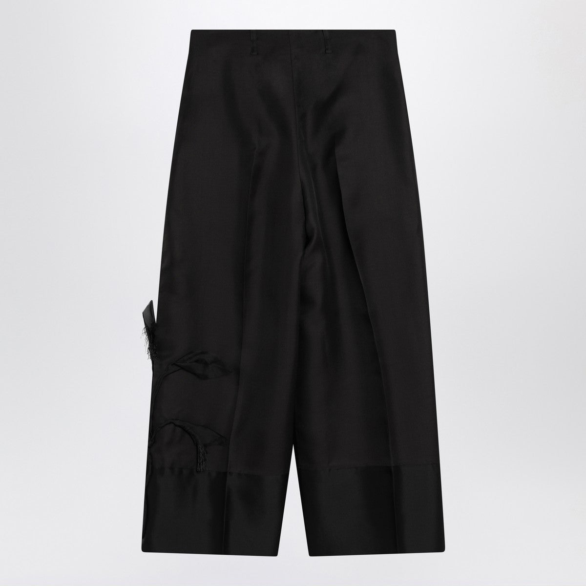 MKDT Studio Atelier Pasa black trousers in silk and wool MKDT Studio 
