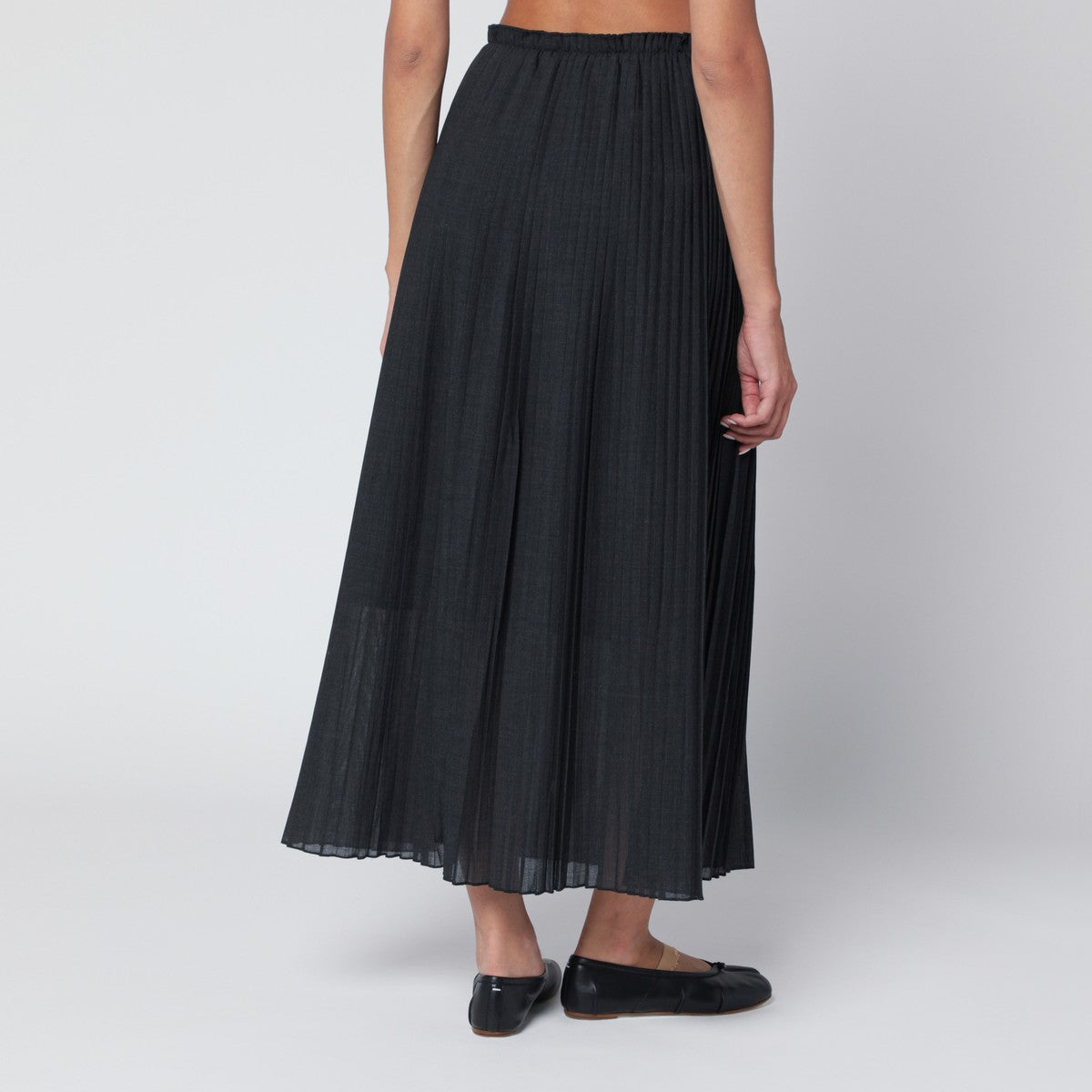 MKDT Studio Gray Nadja-Atelier pleated skirt MKDT Studio 