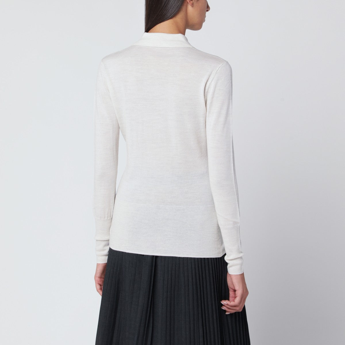MKDT Studio Stone-coloured Kassy cardigan in wool MKDT Studio 