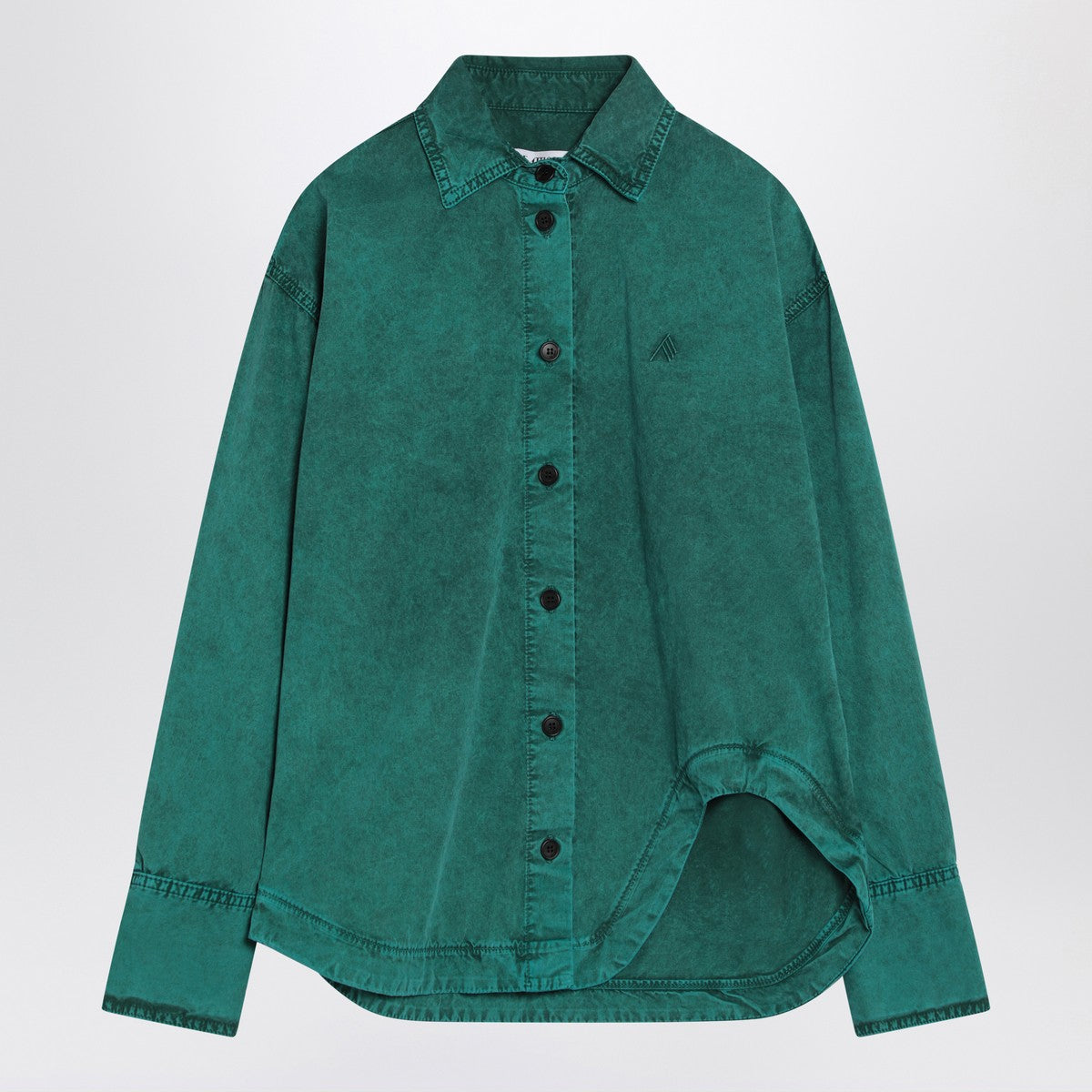 The Attico Green cotton shirt The Attico 