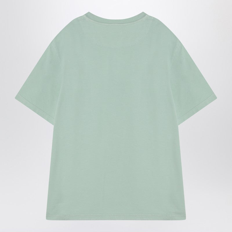 The Attico Mint green asymmetrical oversize T-shirt The Attico 