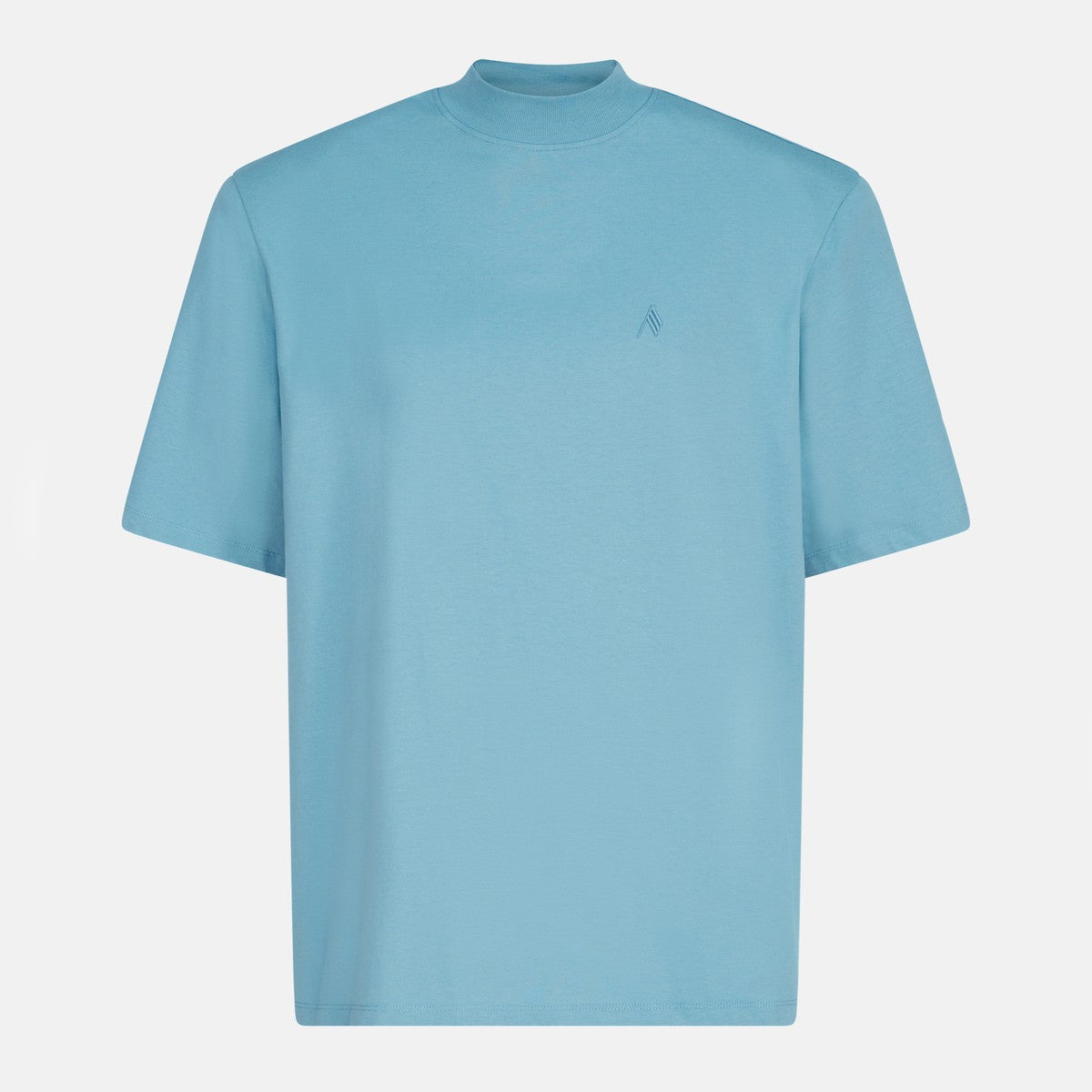 The Attico Light blue cotton T-shirt The Attico 