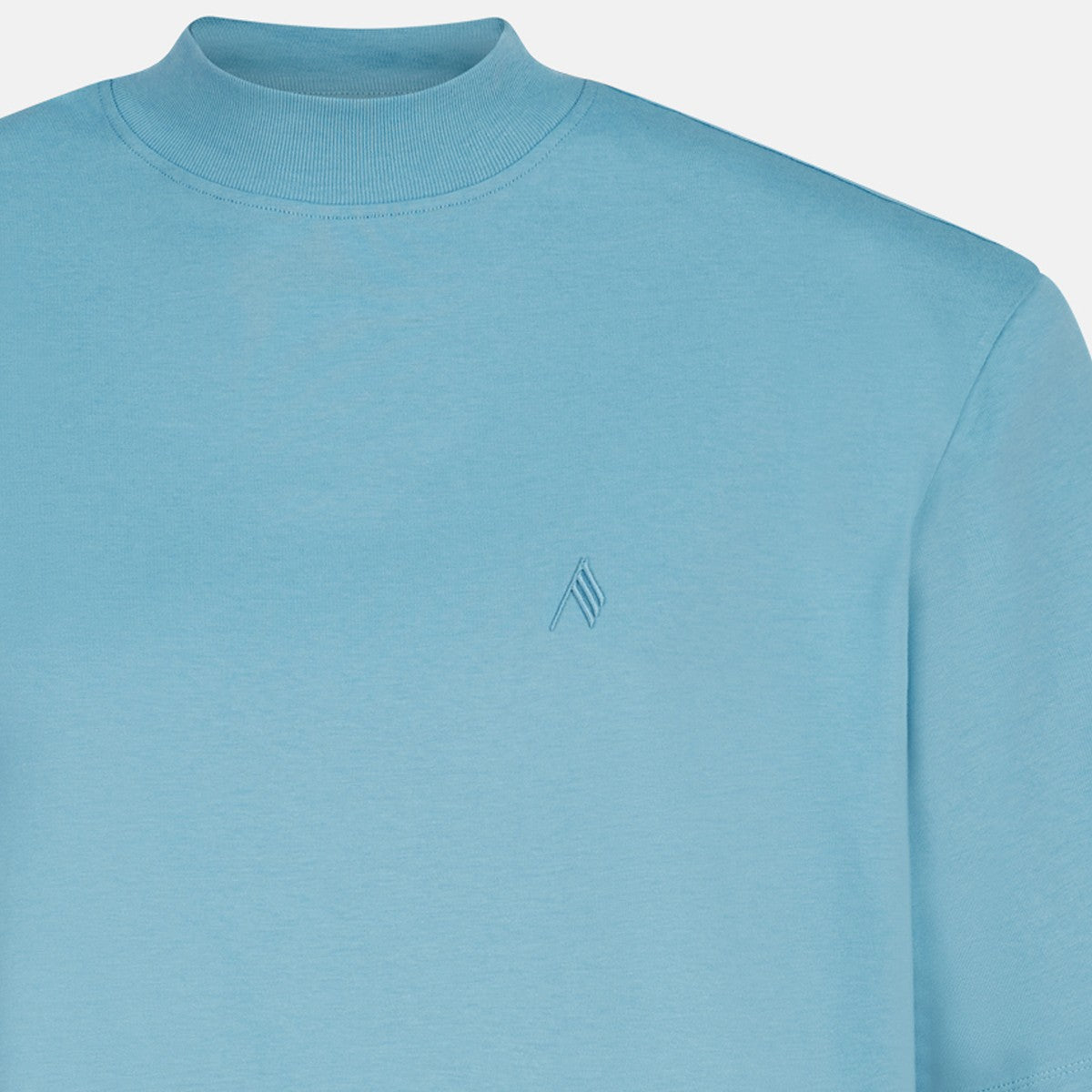 The Attico Light blue cotton T-shirt The Attico 