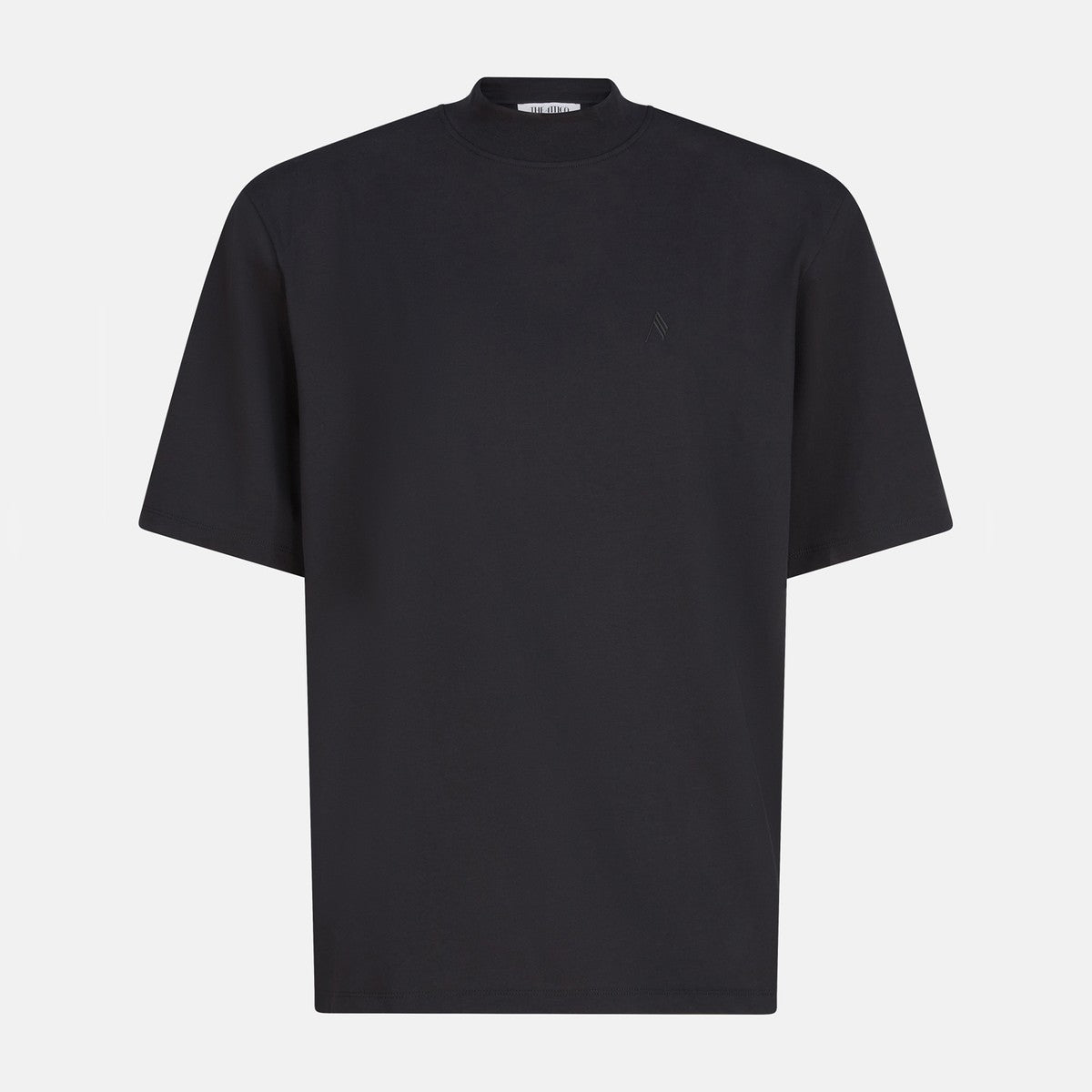 The Attico Black cotton T-shirt The Attico 
