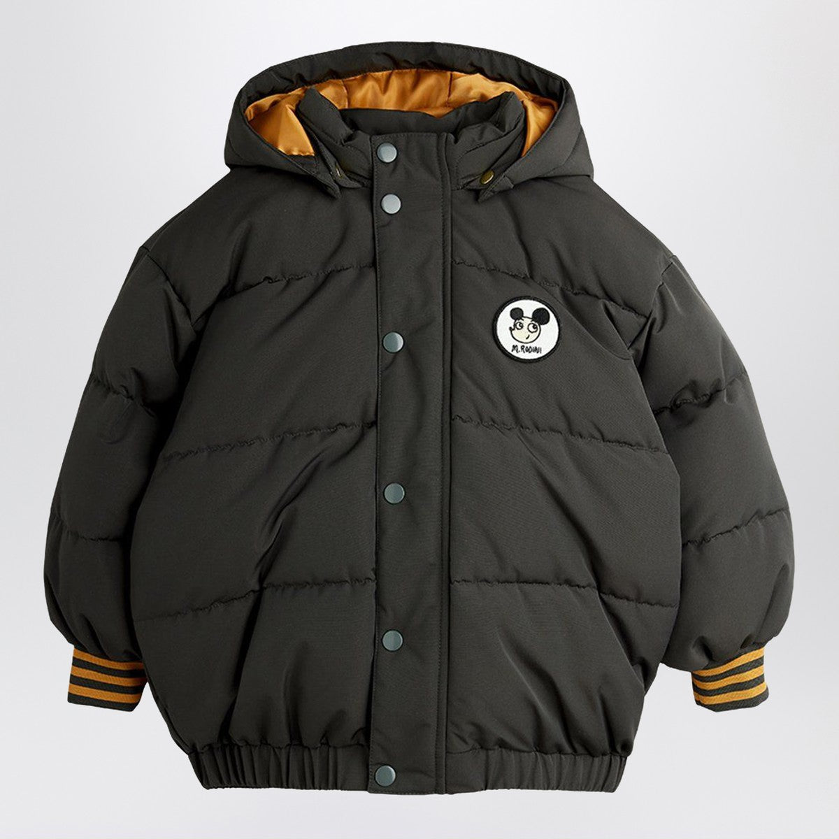 Mini Rodini Black Ritzratz patch puffer Mini Rodini 