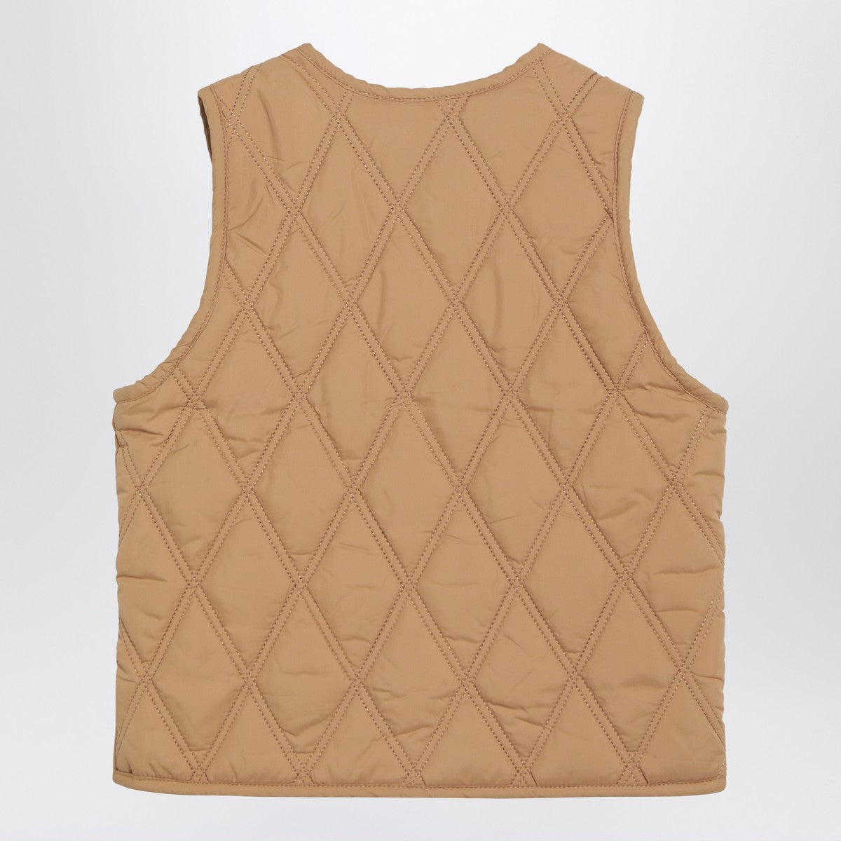 Mini Rodini Beige Ritzratz quilted vest Mini Rodini 