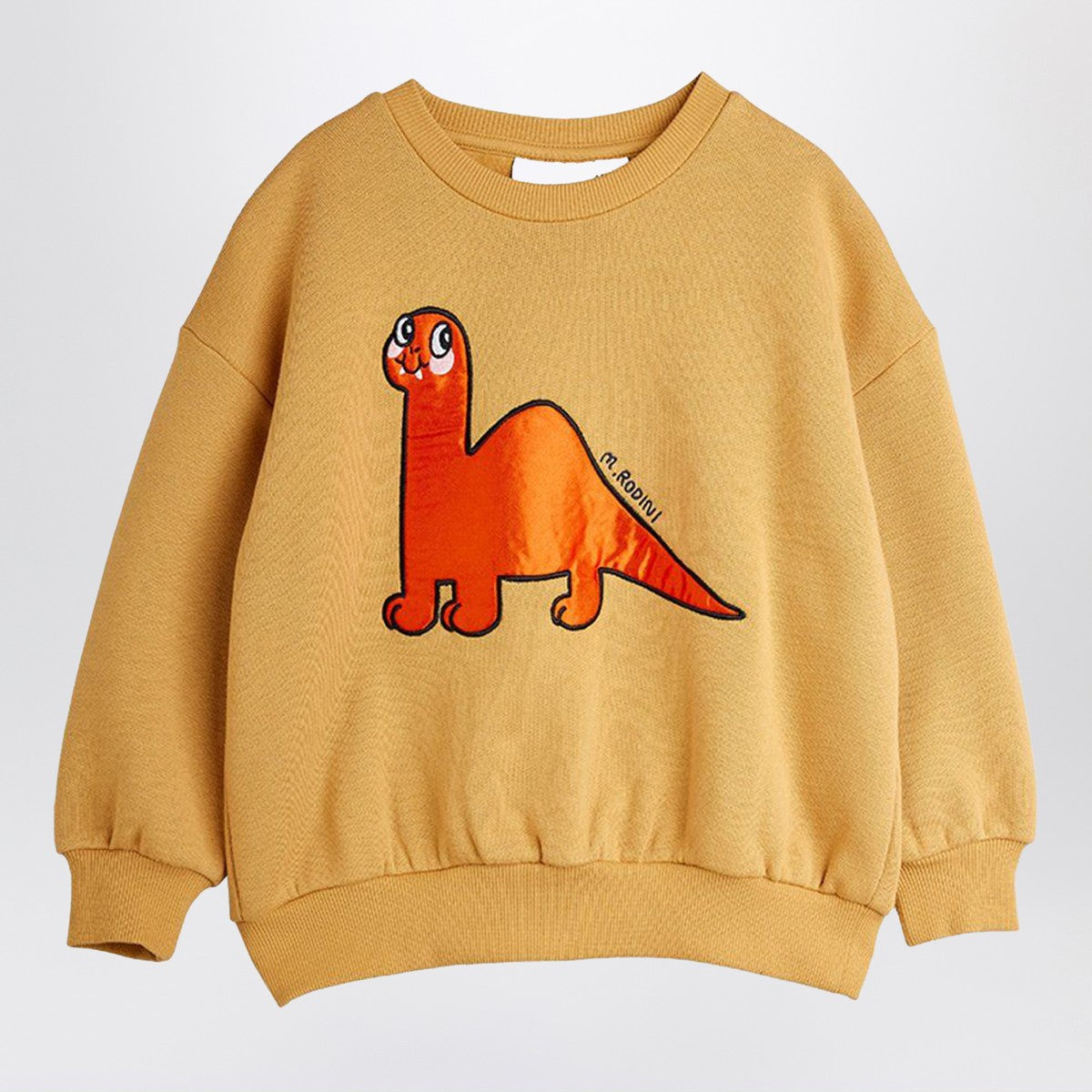 Mini Rodini Dino application yellow sweatshirt Mini Rodini 