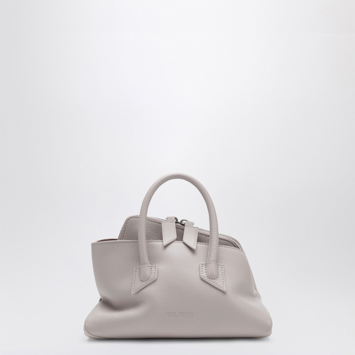 The Attico Light Mauve grain leather La Passeggiata Mini bag The Attico 