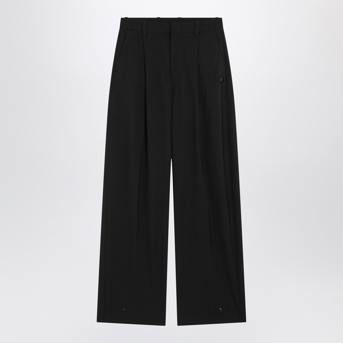 Moncler X Edward Enninful Black wool-blend trousers Moncler X Edward Enninful 