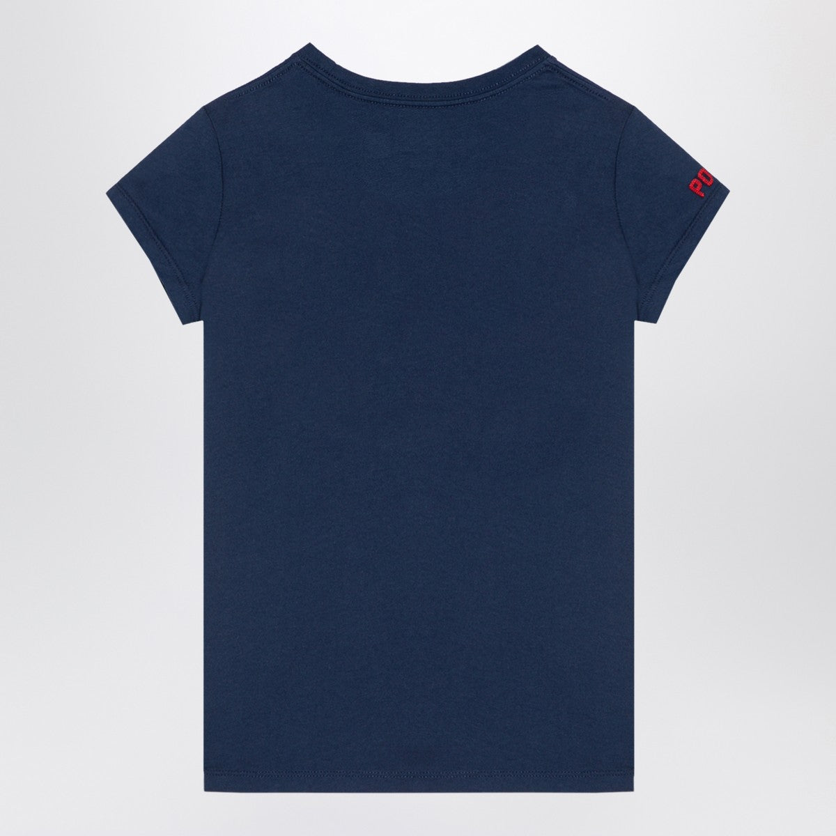 Polo Ralph Lauren Blue navy cotton crew-neck T-shirt with flag patch Polo Ralph Lauren 