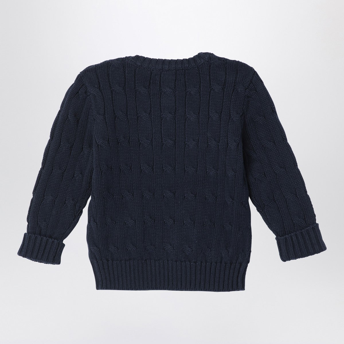 Polo Ralph Lauren Navy blue cotton cable-knit sweater Polo Ralph Lauren 