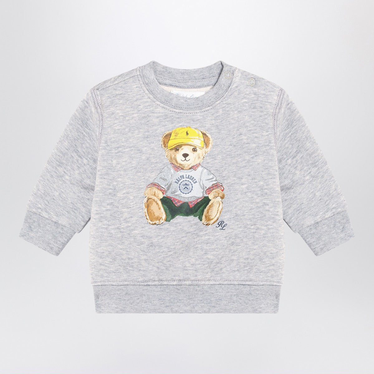 Polo Ralph Lauren Grey cotton Polo Bear sweatshirt Polo Ralph Lauren 