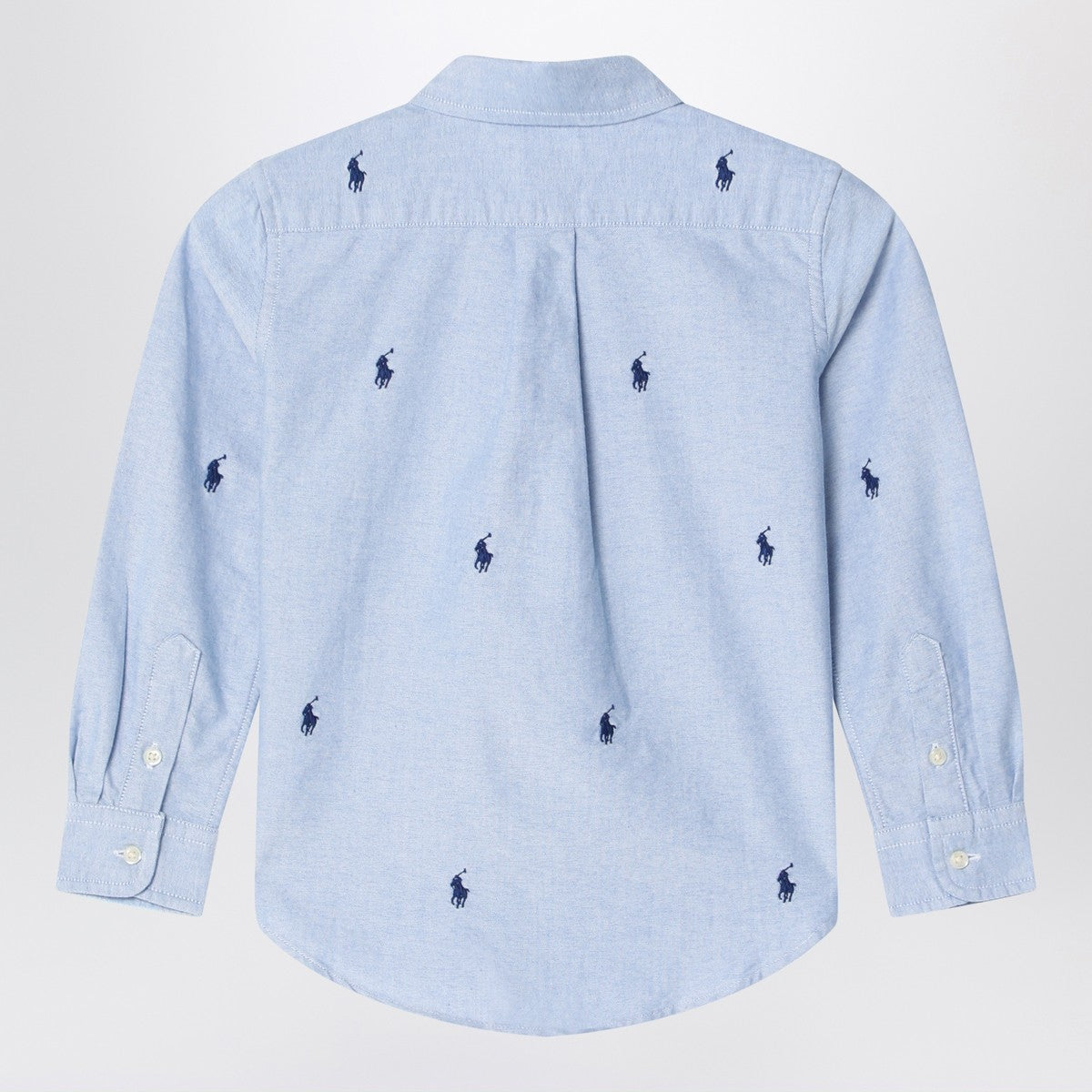 Polo Ralph Lauren Light blue button-down shirt with logos Polo Ralph Lauren 