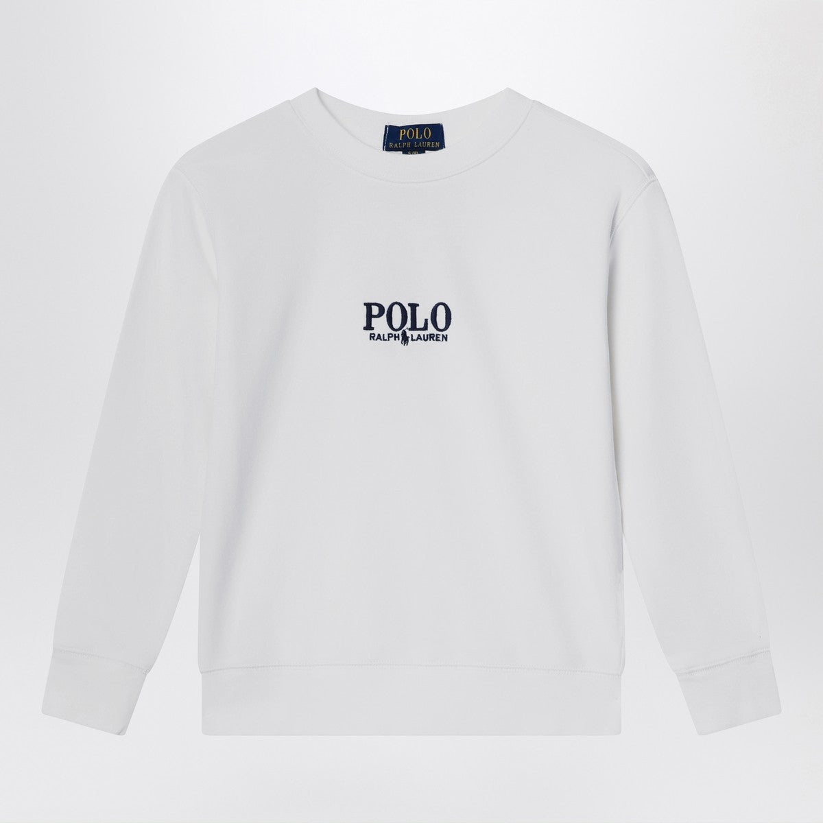Polo Ralph Lauren White cotton sweatshirt with logo Polo Ralph Lauren 