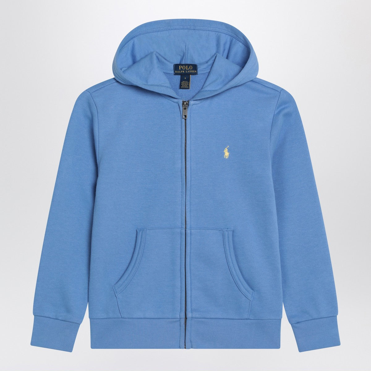 Polo Ralph Lauren Light blue zip-up sweatshirt in cotton blend Polo Ralph Lauren 