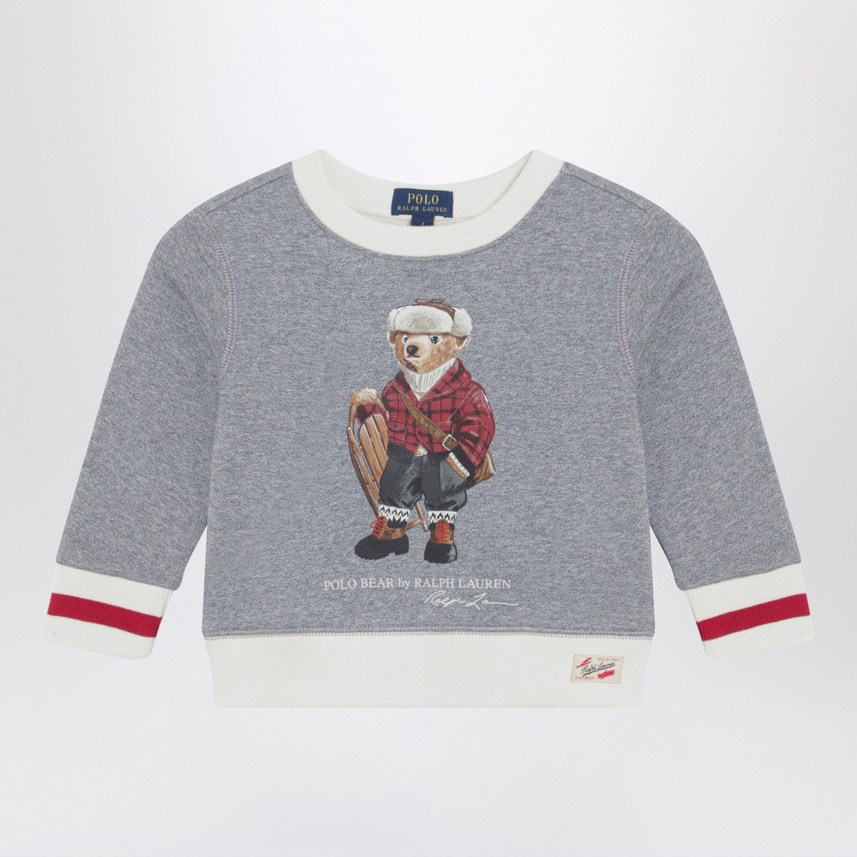 Polo Ralph Lauren Polo Bear sweatshirt in grey/ivory Polo Ralph Lauren 