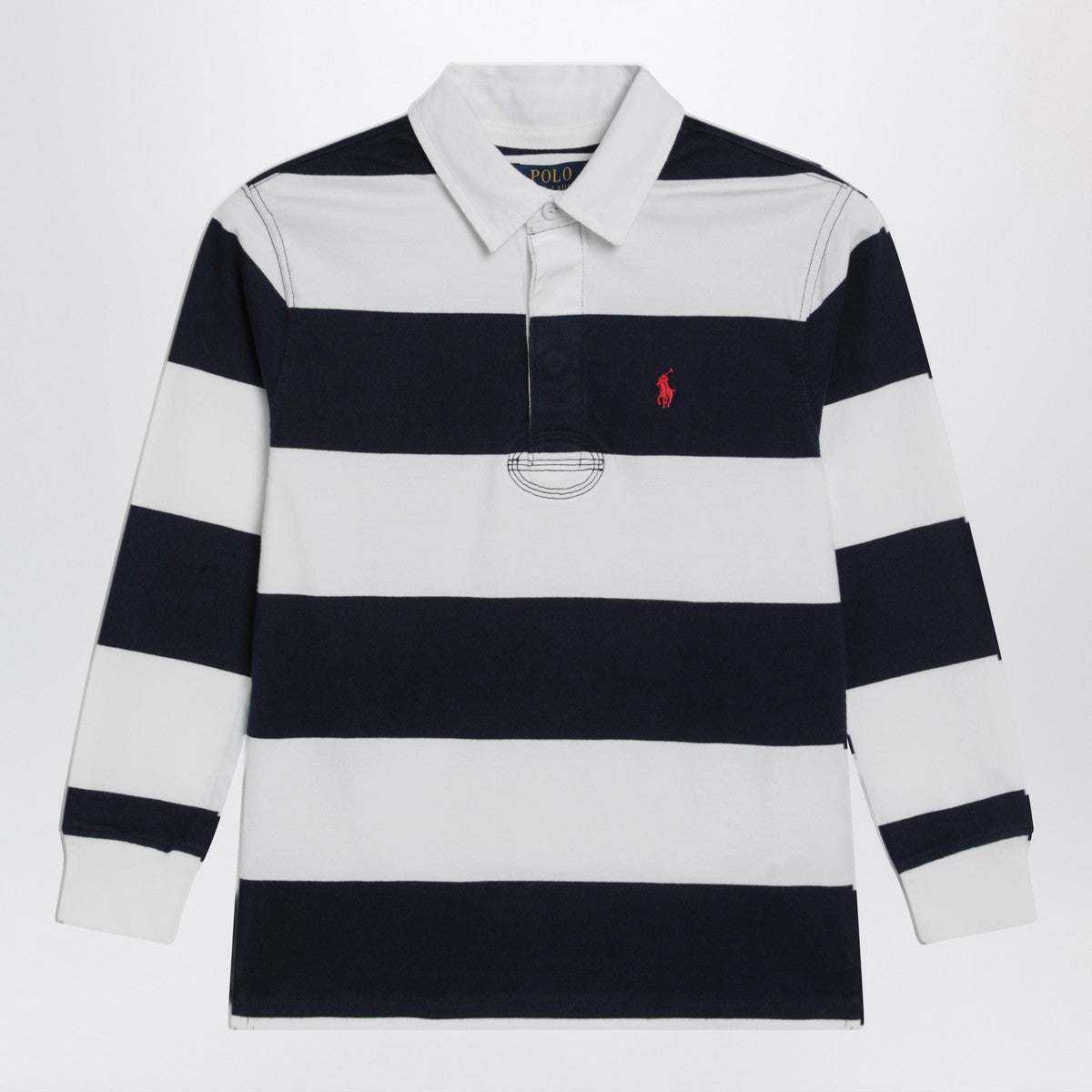 Polo Ralph Lauren White/navy striped polo shirt Polo Ralph Lauren 