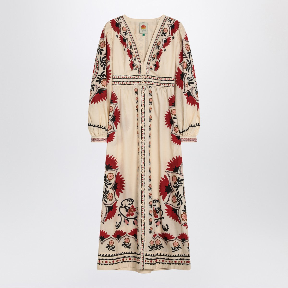 FARM Rio Midi dress with floral print FARM Rio 