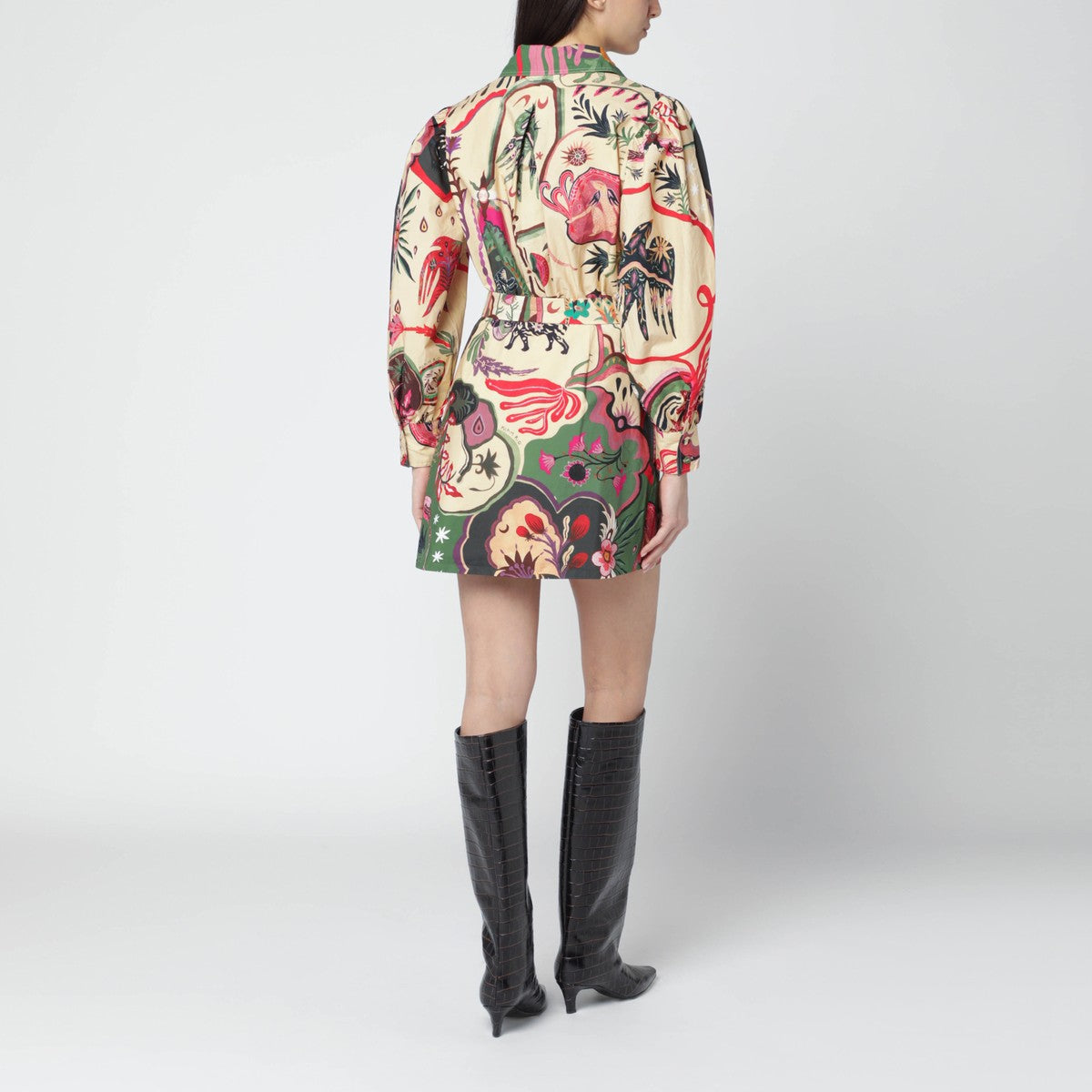 FARM Rio Short multicolour dress with matching belt FARM Rio 