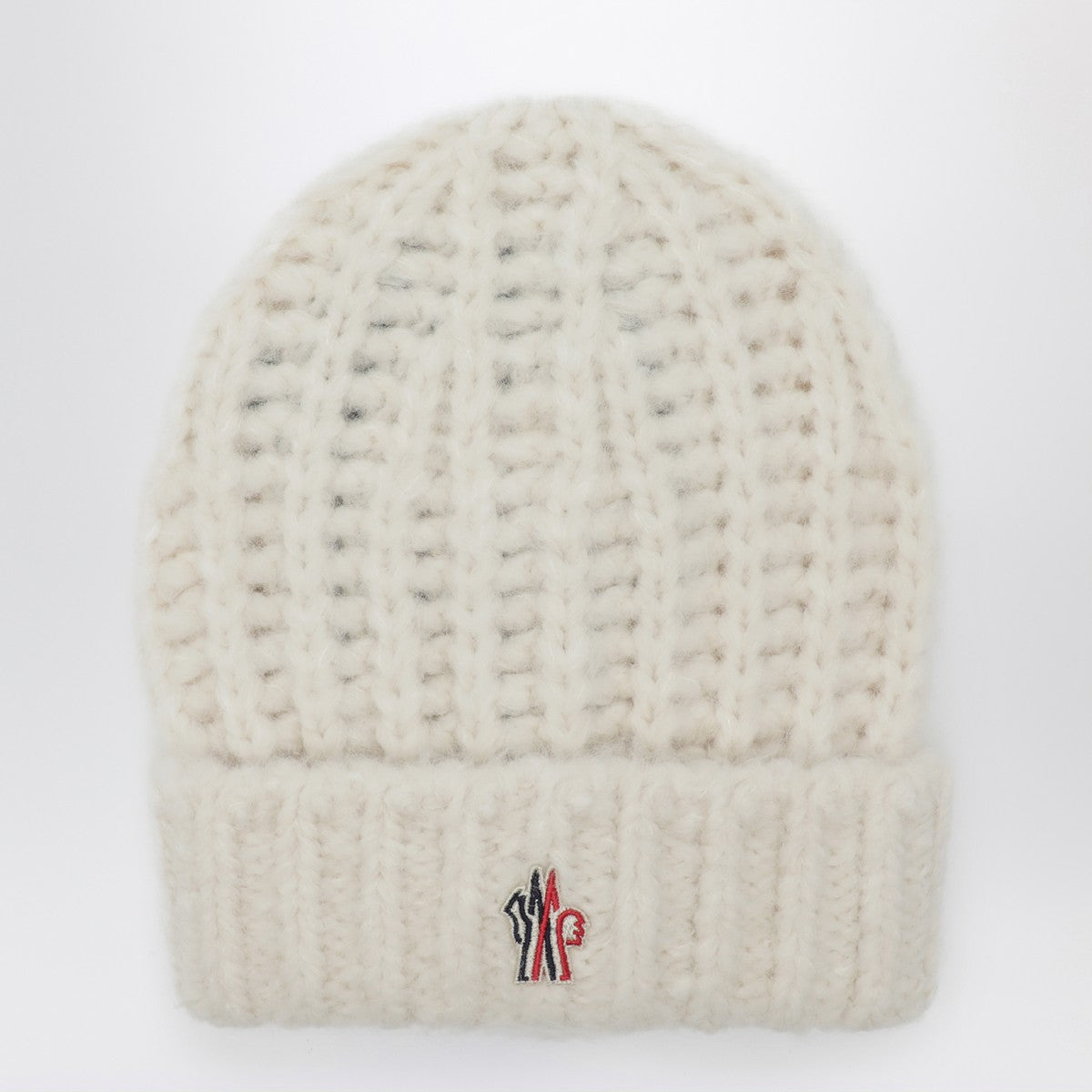Moncler Grenoble White alpaca-blend beanie Moncler Grenoble 