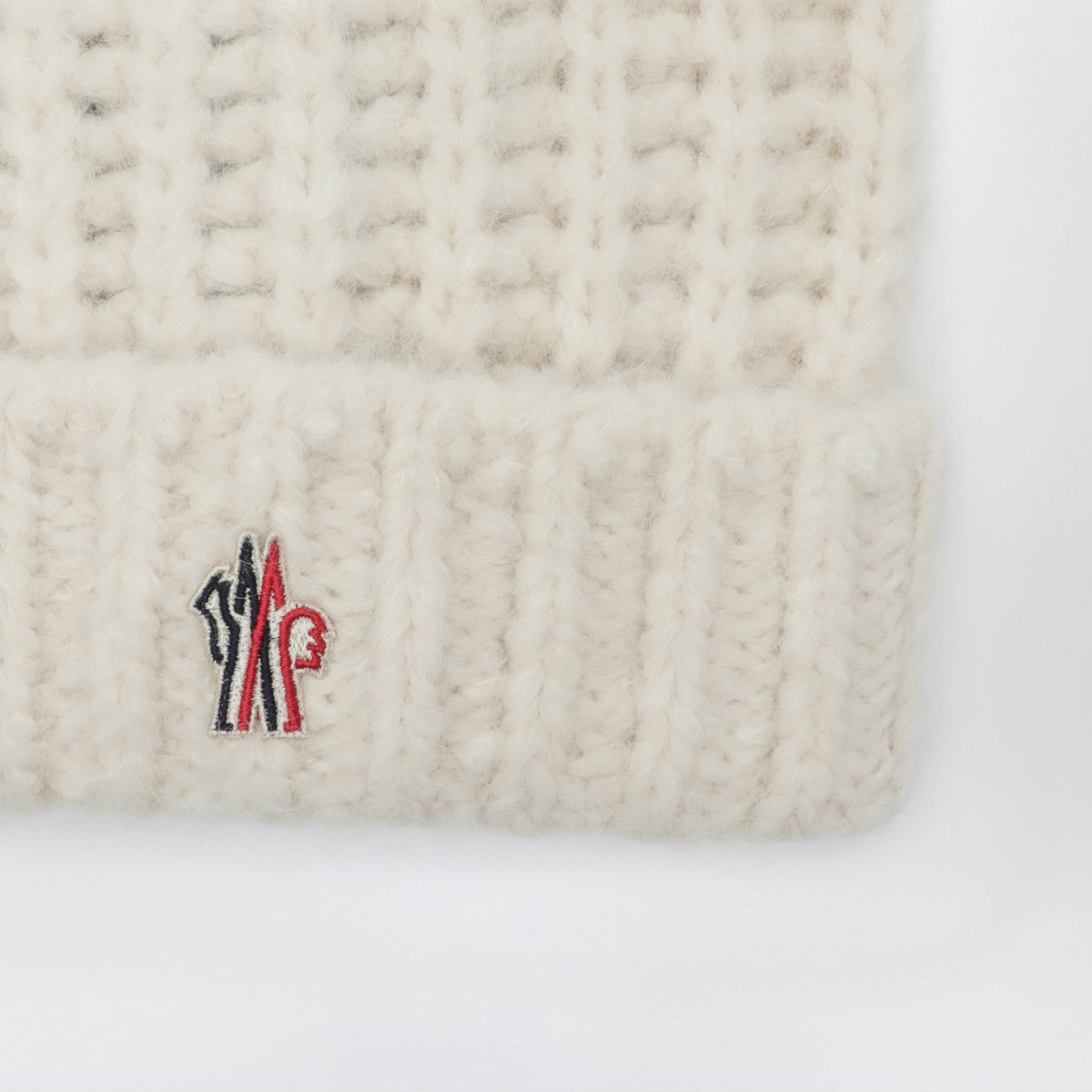 Moncler Grenoble White alpaca-blend beanie Moncler Grenoble 