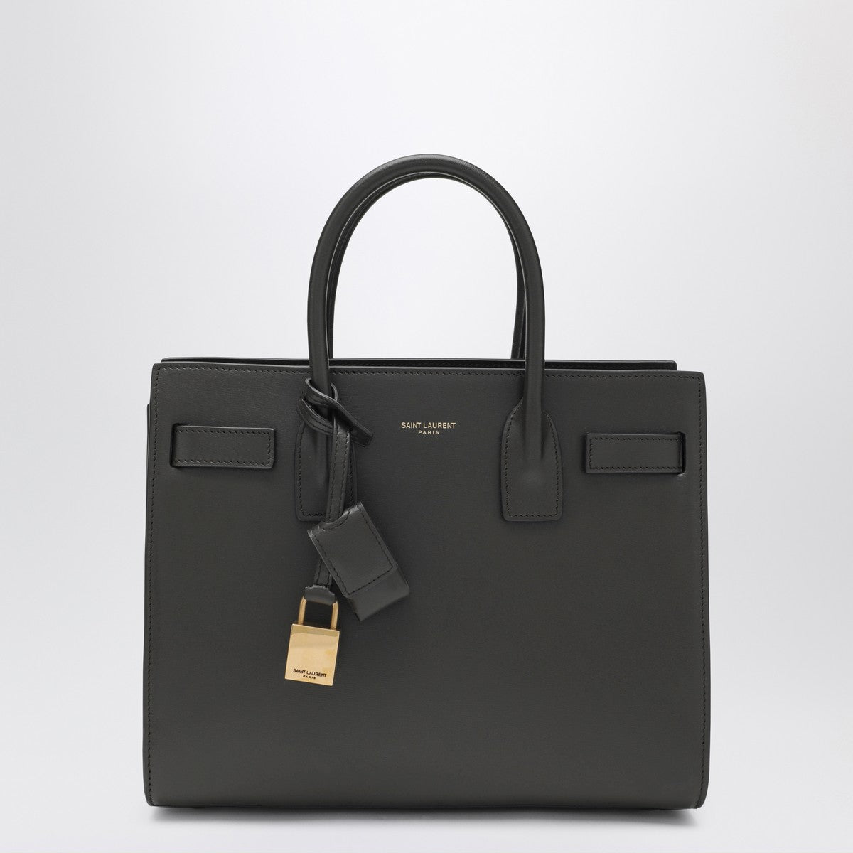 Saint Laurent Grey Sac De Jour Baby bag in smooth leather Saint Laurent 
