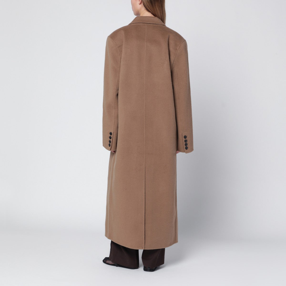 ALMADA LABEL Deja coat in light brown wool ALMADA LABEL 