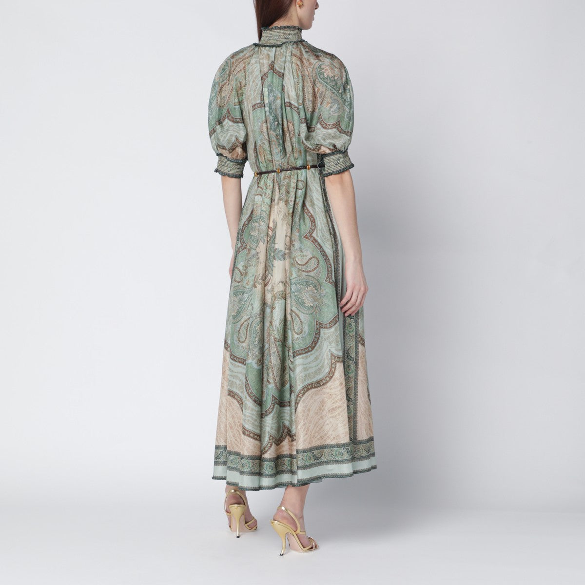 ZIMMERMANN Wanderlust Billow dress with tapestry print Zimmermann 