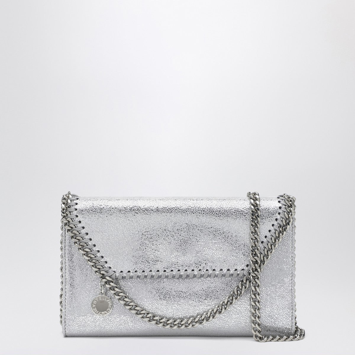 Stella McCartney Falabella silver crossbody wallet bag Stella McCartney 